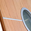 Détail de finition des portes intérieures de la gamme Expression
